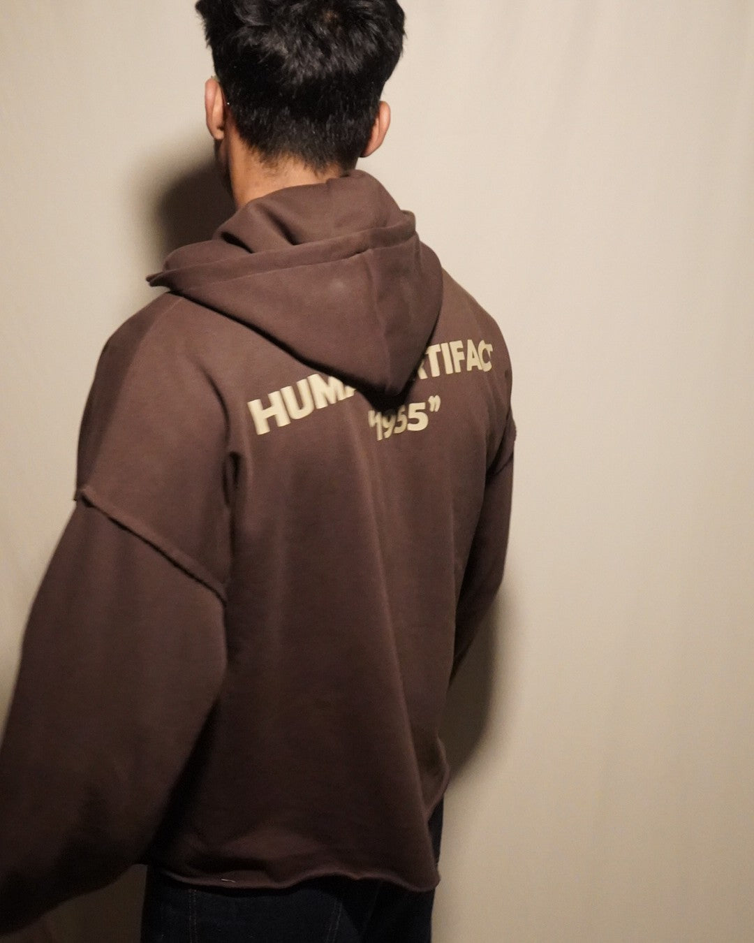 ‘1955’ Human Artifact — Boxy Fit Hoodie