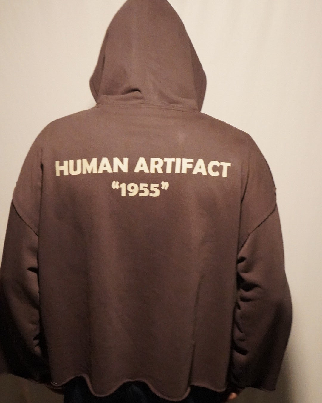 ‘1955’ Human Artifact — Boxy Fit Hoodie